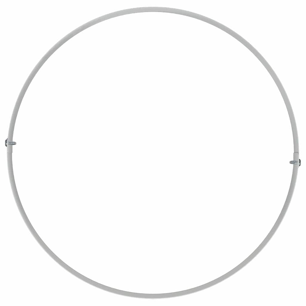 Gartenblumentopf Weiß 30 x 30 x 20 cm Stahl